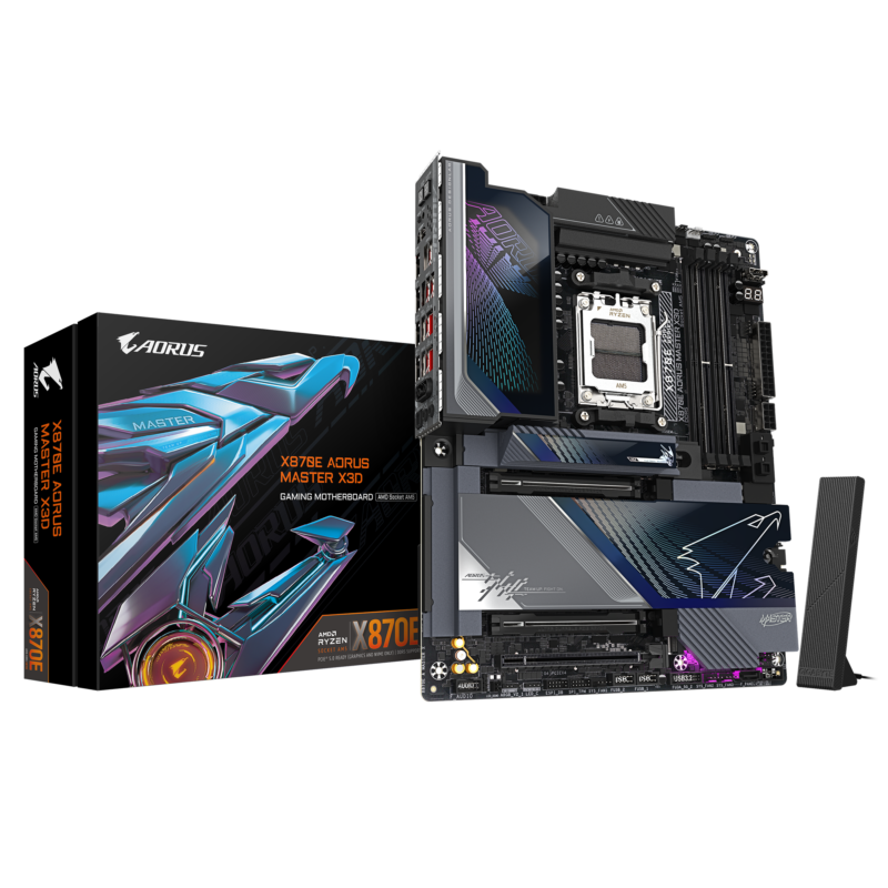Gigabyte New Used Refurbished AMD Socket AM5 DDR5 Desktop motherboard AM5 X870E AORUS MASTER X3D