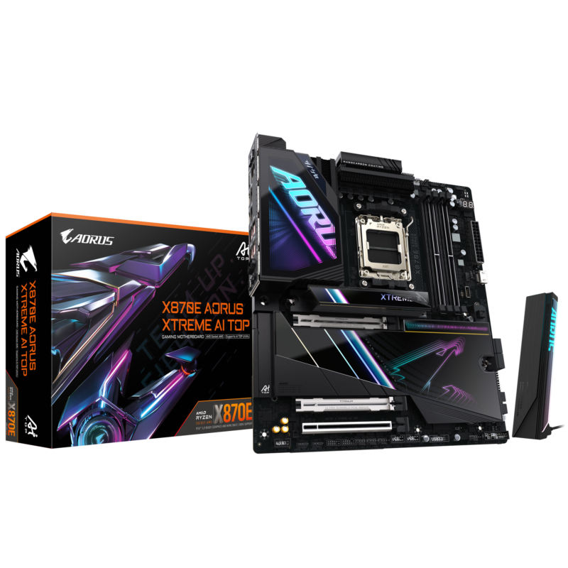 Gigabyte New Used Refurbished AMD Socket AM5 DDR5 Desktop motherboard AM5 X870E AORUS XTREME AI TOP