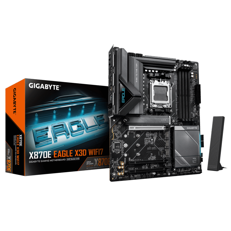 Gigabyte New Used Refurbished AMD Socket AM5 DDR5 Desktop motherboard AM5 X870E EAGLE X3D WIFI7