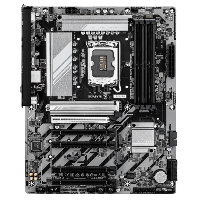 Gigabyte New Used Refurbished DDR5 Intel Socket 1851 DDR5 ATX Intel Core Ultra Processors Desktop motherboard B860 DS3H WIFI6E - Image 3