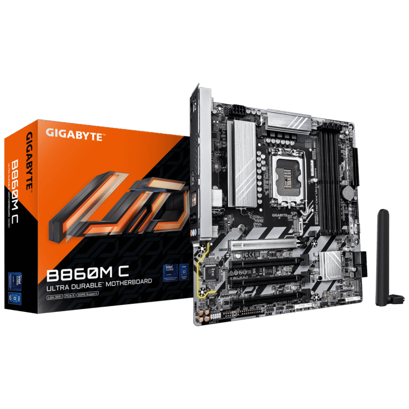 Gigabyte New Used Refurbished DDR5 Intel Socket 1851 DDR5 Micro ATX Intel Core Ultra Processors Desktop motherboard B860M C