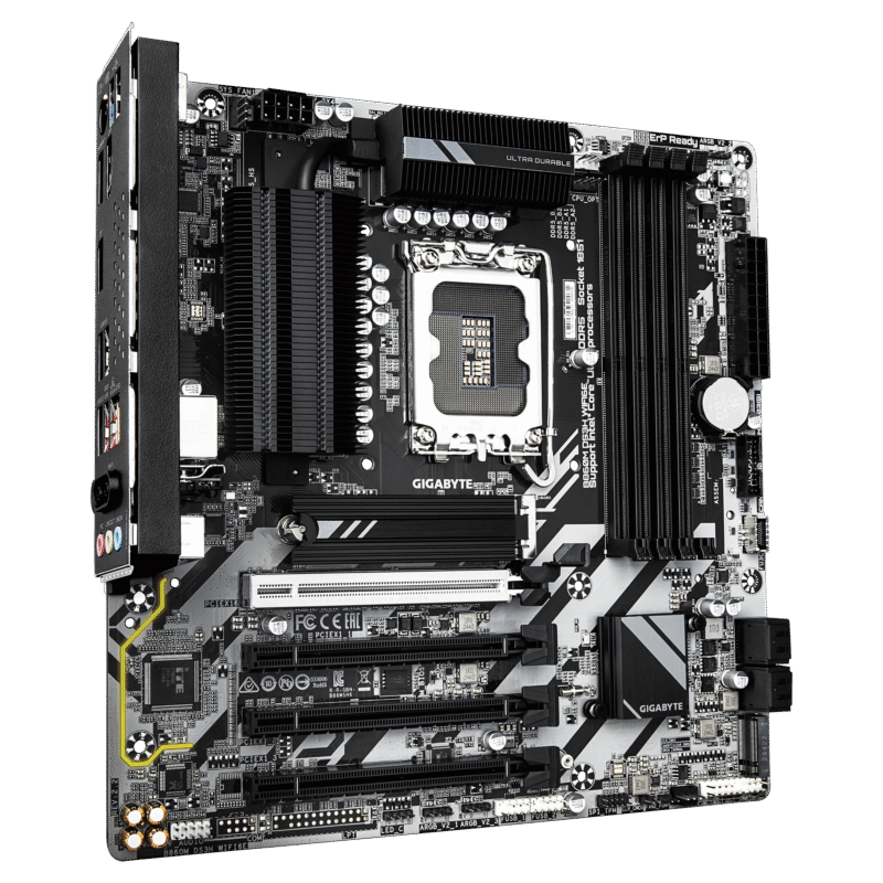 Gigabyte New Used Refurbished DDR5 Intel Socket 1851 DDR5 Micro ATX Intel Core Ultra Processors Desktop motherboard B860M DS3H WIFI6E - Image 4
