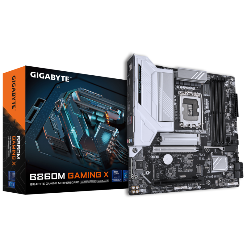 Gigabyte New Used Refurbished DDR5 Intel Socket 1851 DDR5 Micro ATX Intel Core Ultra Processors Desktop motherboard B860M GAMING X