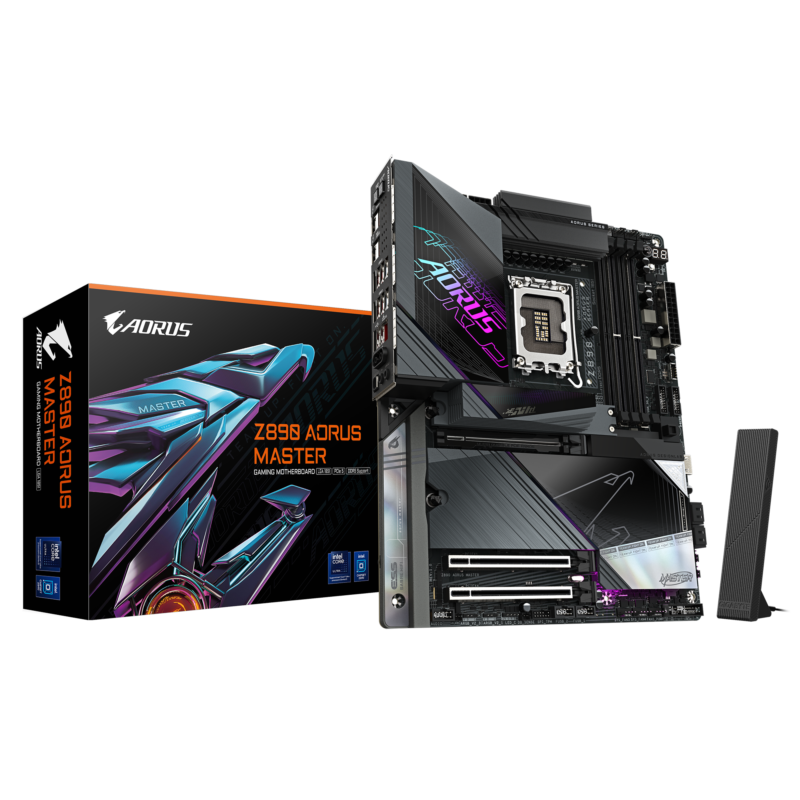 Gigabyte New Used Refurbished DDR5 Intel Socket 1851 DDR5 ATX Intel Core Ultra Processors Desktop motherboard Z890 AORUS MASTER