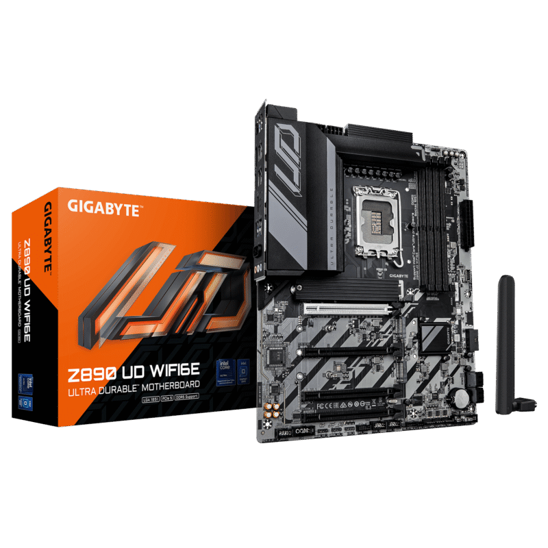Gigabyte New Used Refurbished DDR5 Intel Socket 1851 DDR5 ATX Intel Core Ultra Processors Desktop motherboard Z890 UD WIFI6E - Image 2