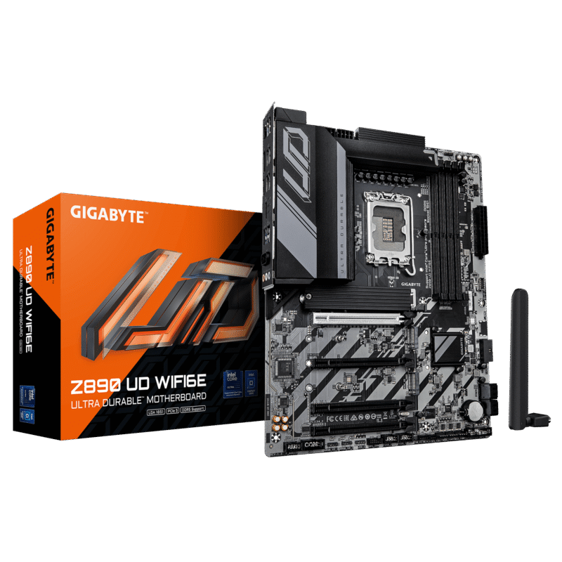 Gigabyte New Used Refurbished DDR5 Intel Socket 1851 DDR5 ATX Intel Core Ultra Processors Desktop motherboard Z890 UD WIFI6E