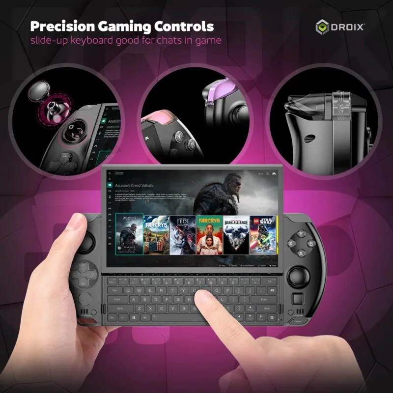 GPD Win4 Gaming Console Handheld PC Device Win 4 AI Game Console Handheld Computer Win11 AI 9 HX 370 R7-8840U 32G 1TB 2TB - Image 5