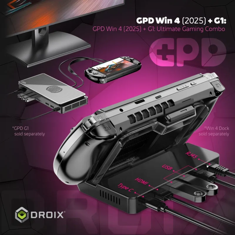 GPD Win4 Gaming Console Handheld PC Device Win 4 AI Game Console Handheld Computer Win11 AI 9 HX 370 R7-8840U 32G 1TB 2TB - Image 6