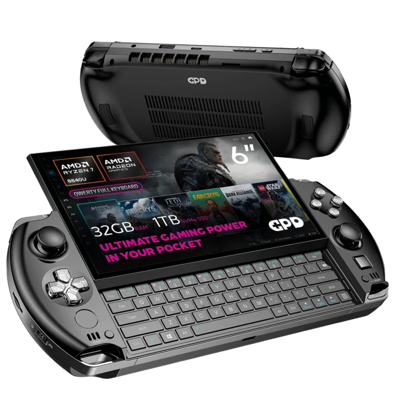 GPD Win4 Gaming Console Handheld PC Device Win 4 AI Game Console Handheld Computer Win11 AI 9 HX 370 R7-8840U 32G 1TB 2TB