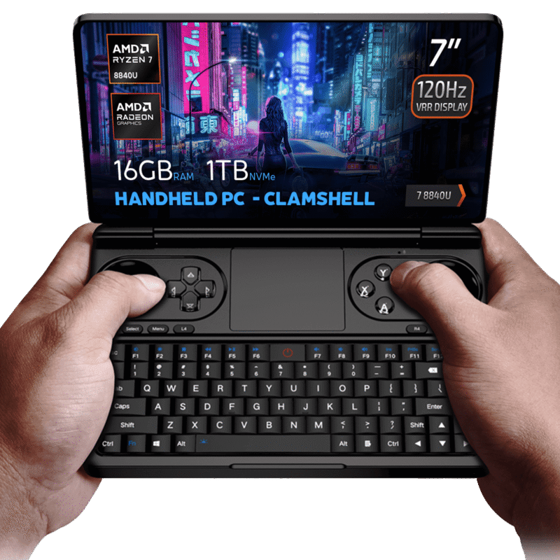 GPD Windows Handheld Gaming PCs & Consoles GPD Win Mini (2025) Handheld Mini Gaming Laptop AMD Ryzen™ AI 9 HX 370 Ryzen™ 7  8840U 16GB+512GB 16GB+1TB 16GB+2TB 16GB+4TB 32GB+512GB 32GB+1TB 32GB+2TB 32GB+4TB 64GB+2TB 64GB+4TB 64GB+1TB