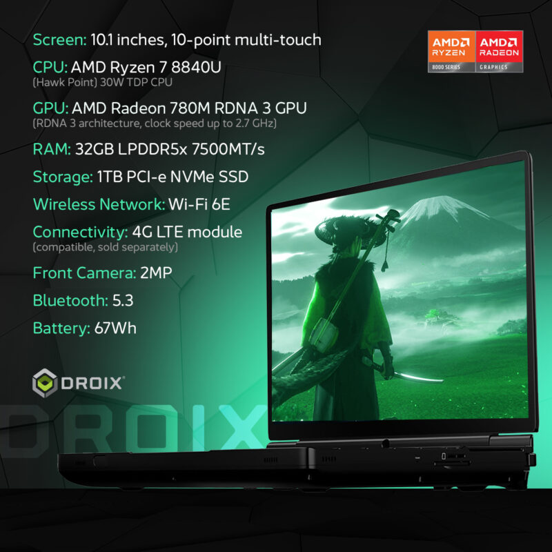 GPD Win Max2 Max 2 Mini Laptop R7-8840U ai 9 HX370 32GB 512GB 1TB 2TB 4TB Wifi 4G Version gaming laptop consoles - Image 19