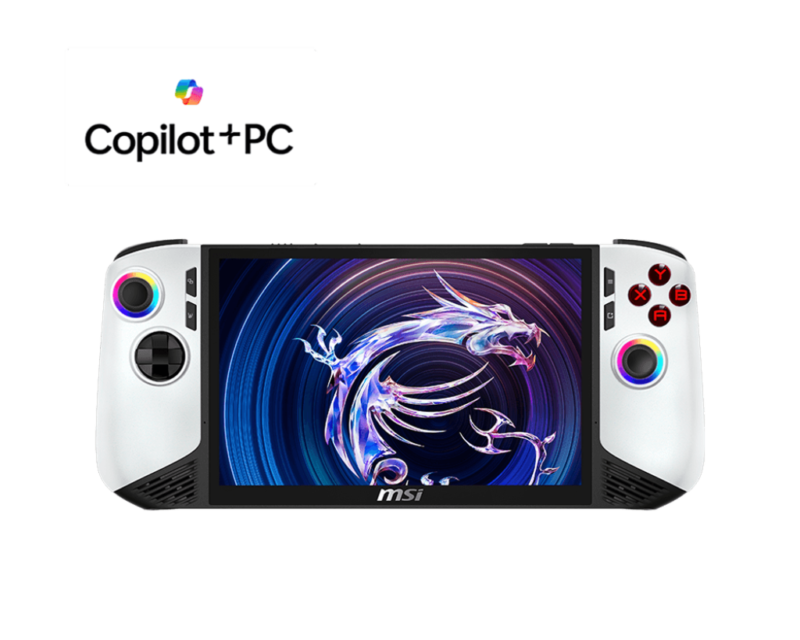 MSI Claw 8 AI+ Polar Tempest Edition Copilot+ PC WIFI7 Ultra 7 258V 32GB 2TB 80Whr battery 8inch screen handheld game console