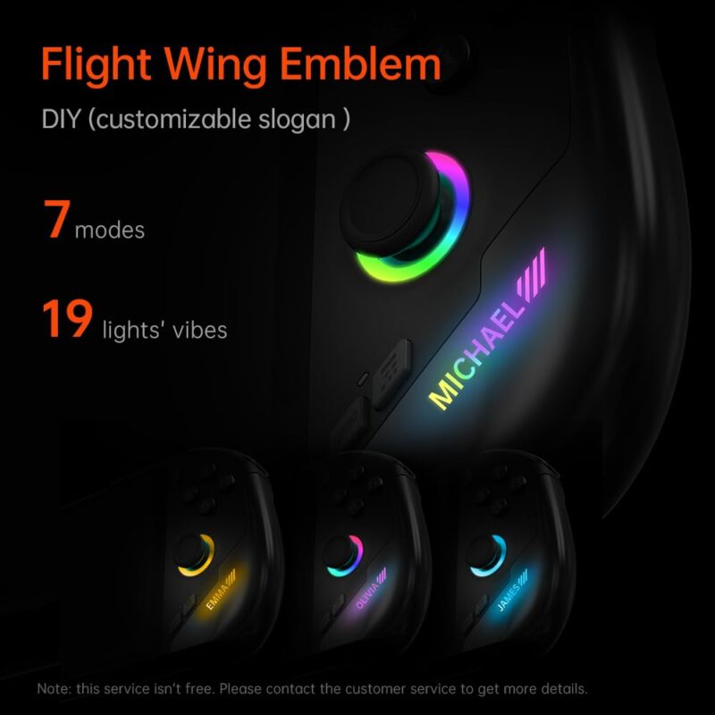 One XPlayer Onexfly F1 PRO AMD Ryzen AI 9 HX 370 64GB+2TB 64GB+2TB 64GB+4TB AMD Ryzen 7 8840U 32GB+1TB 32GB+2TB 32GB 1TB 2TB 64G 2TB 4TB 7 Inches OLED Handheld PC Video Game Console OneXPlayer OneXFly F1 PRO Portable Win 11 Home OS Laptop 1920X1080 Mini Pocket Tablet PC Black - Image 8