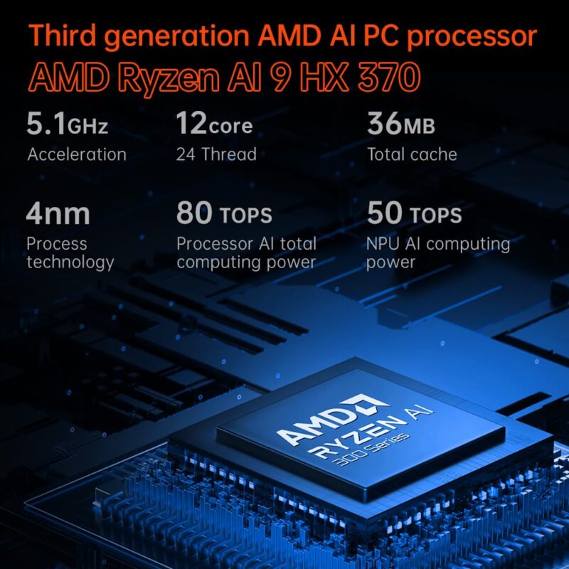 One XPlayer Onexfly F1 PRO AMD Ryzen AI 9 HX 370 64GB+2TB 64GB+2TB 64GB+4TB AMD Ryzen 7 8840U 32GB+1TB 32GB+2TB 32GB 1TB 2TB 64G 2TB 4TB 7 Inches OLED Handheld PC Video Game Console OneXPlayer OneXFly F1 PRO Portable Win 11 Home OS Laptop 1920X1080 Mini Pocket Tablet PC Black - Image 12