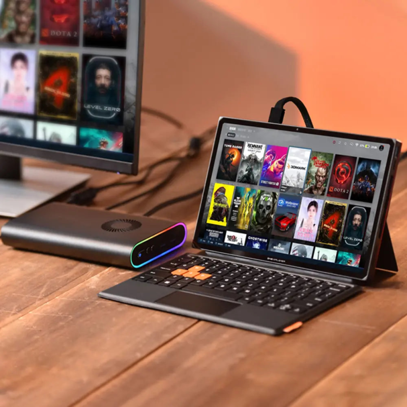 ONE XPLAYER X1 PRO AMD AI 370 64GB+2TB 64GB+1TB 32G+1TB 32G+2TB 10.95 Inches Handheld PC Video Console Portable Win 11 Home OS Laptop 120Hz 2560X1600 Touchscreen Mini Pocket Tablet PC Black - Image 4