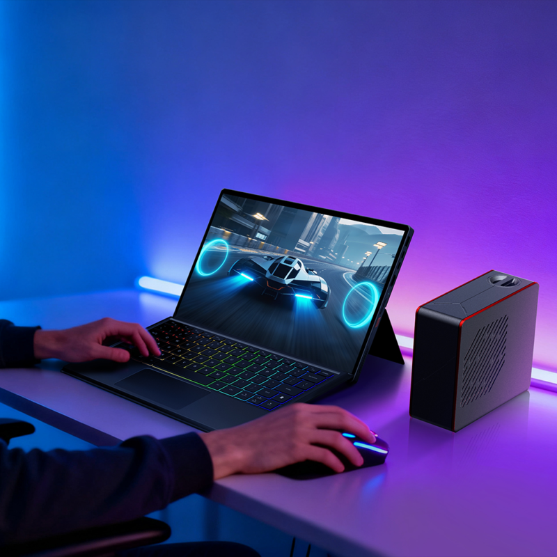 OneXPlayer Super X Gaming Tablet with AMD Ryzen AI Max+ 395 Radeon 8060S Graphics,14 in 2.8K 120Hz OLED Display,LPDDR5X 8000 MT/s,Magnetic Keyboard,85.58 Wh 48GB 64GB 128GB RAM 1TB 2TB 4TBSSD
