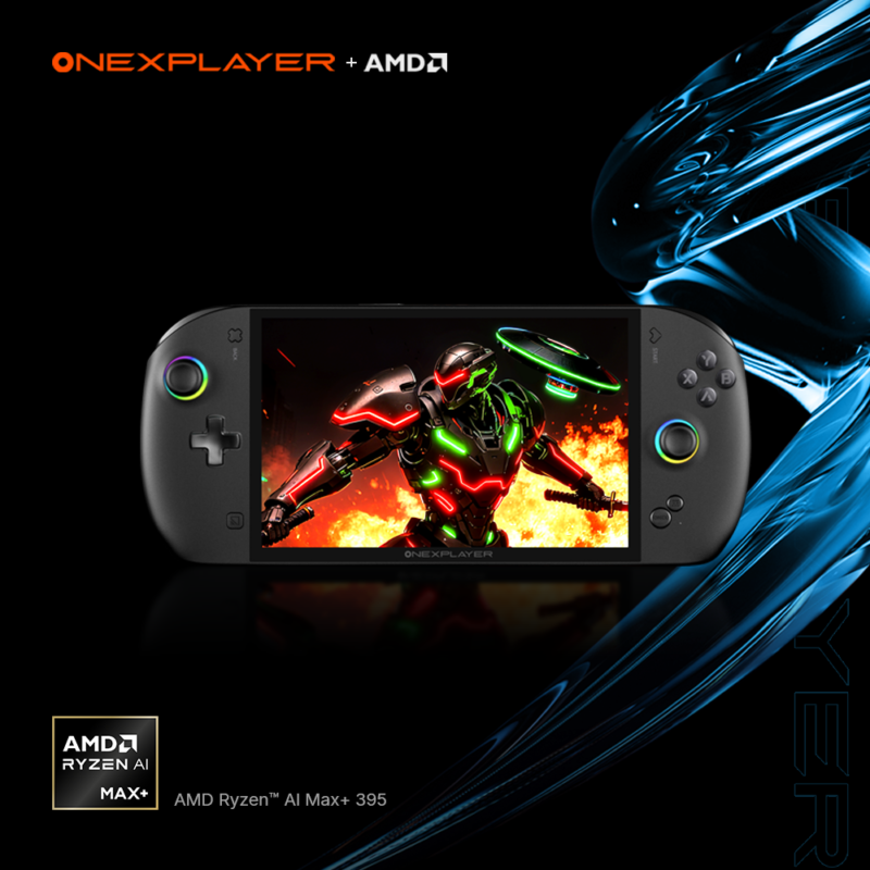 ONEXPLAYER ONEXFLY APEX Gaming Handheld PC AMD Ryzen AI Max+ 395 48GB LPDDR5X RAM 4TB PCIe 4.0 SSD 8" 120Hz VRR H-IPS Display 85Wh Swappable Battery Windows 11 Portable Gaming Console - Image 7