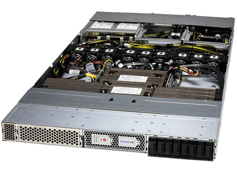 Supermicro ARS-111GL-NHR GH200 480GB 144GB 12V Partner-Cooled (1) NVIDIA Grace CPU (1) AI Graphics Card GPU