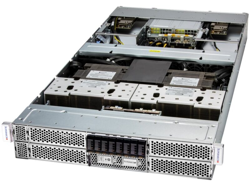Supermicro ARS-221GL-NHIR GH200 480GB 144GB 12V Partner-Cooled (2) NVIDIA Grace CPU (2) AI Graphics Card GPU NVIDIA GB200 480GB 144GB