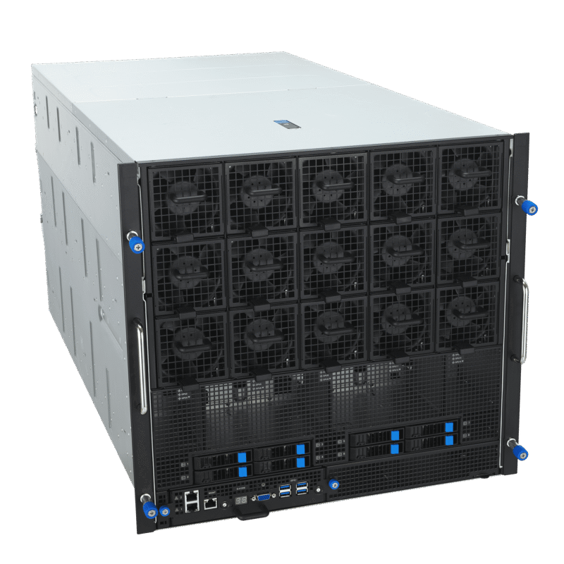 ASUS ESC NB8-E11 HGX B200 NVL8 180GB Air-Cooled (8) 10U NVIDIA® Blackwell HGX™ B200 eight-GPU server Intel Sapphire Rapids (2) Intel Emerald Rapids (2) ai GPU Server - Image 3