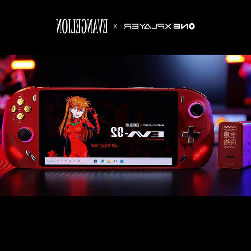 OneXPlayer F1 Pro x EVA-02 Evangelion Unit-02 Asuka Special Edition Gaming Console