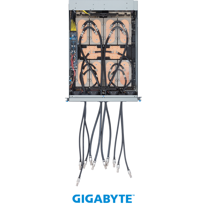 Gigabyte GPU ai Servers G4L4-AD1-LAX5 HGX B200 NVL8 180GB Partner-Cooled (8) Intel Granite Rapids AP (2) ai GPU server