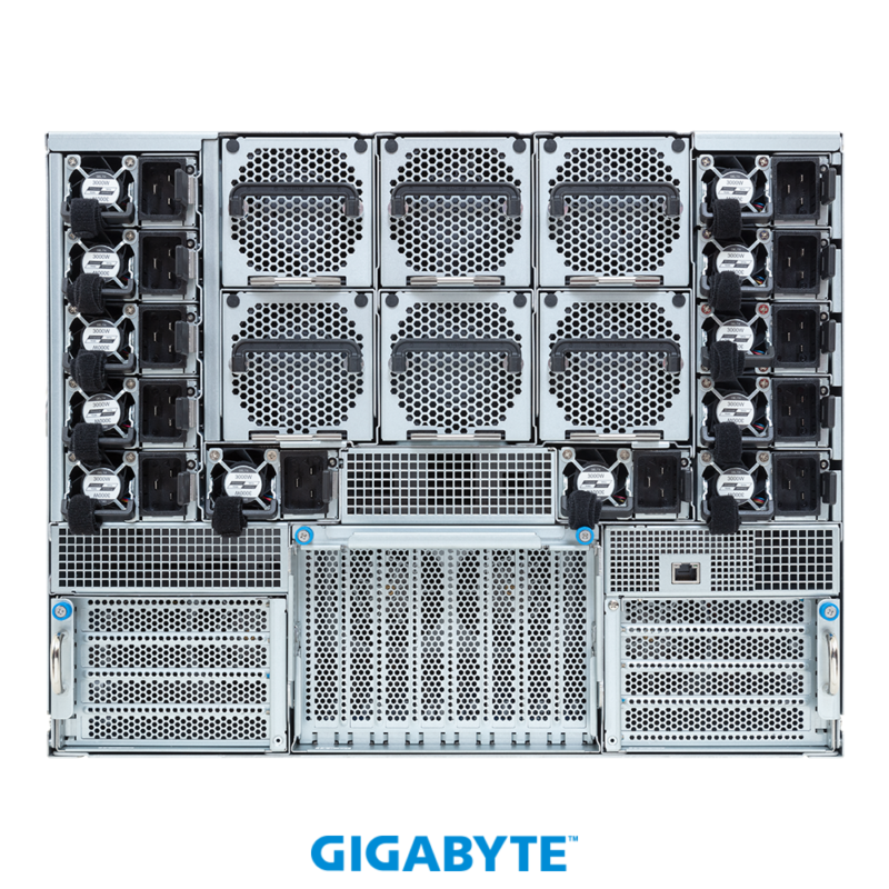 Gigabyte GPU ai Servers G893-SD1-AAX5 HGX B200 NVL8 180GB Air-Cooled (8) Intel Emerald Rapids (2) ai GPU server - Image 3