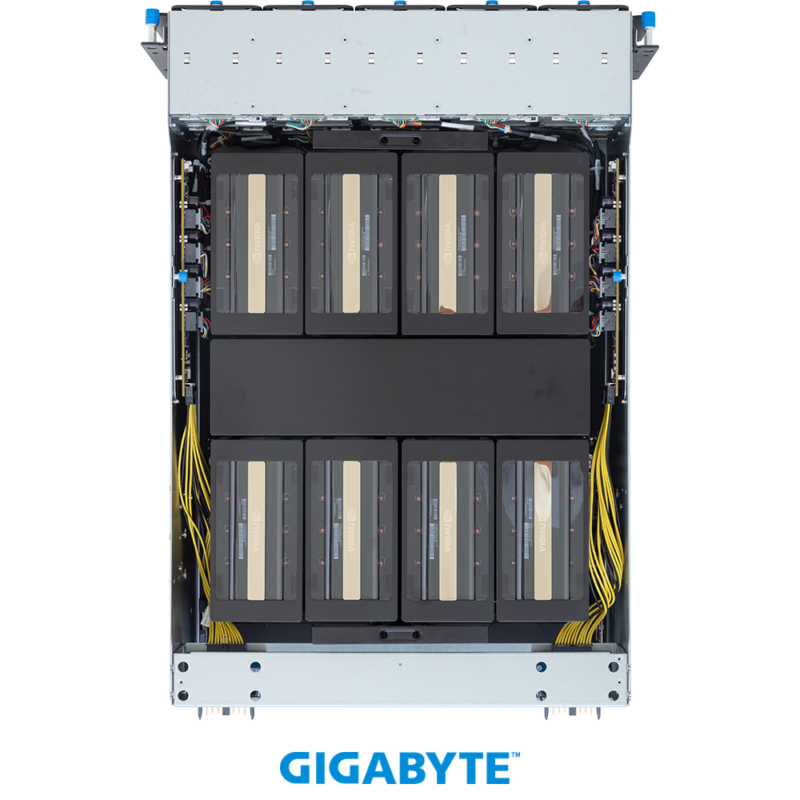 Gigabyte GPU ai Servers G894-SD1-AAX5 HGX B200 NVL8 180GB Air-Cooled (8) Intel Granite Rapids SP (2) ai GPU server
