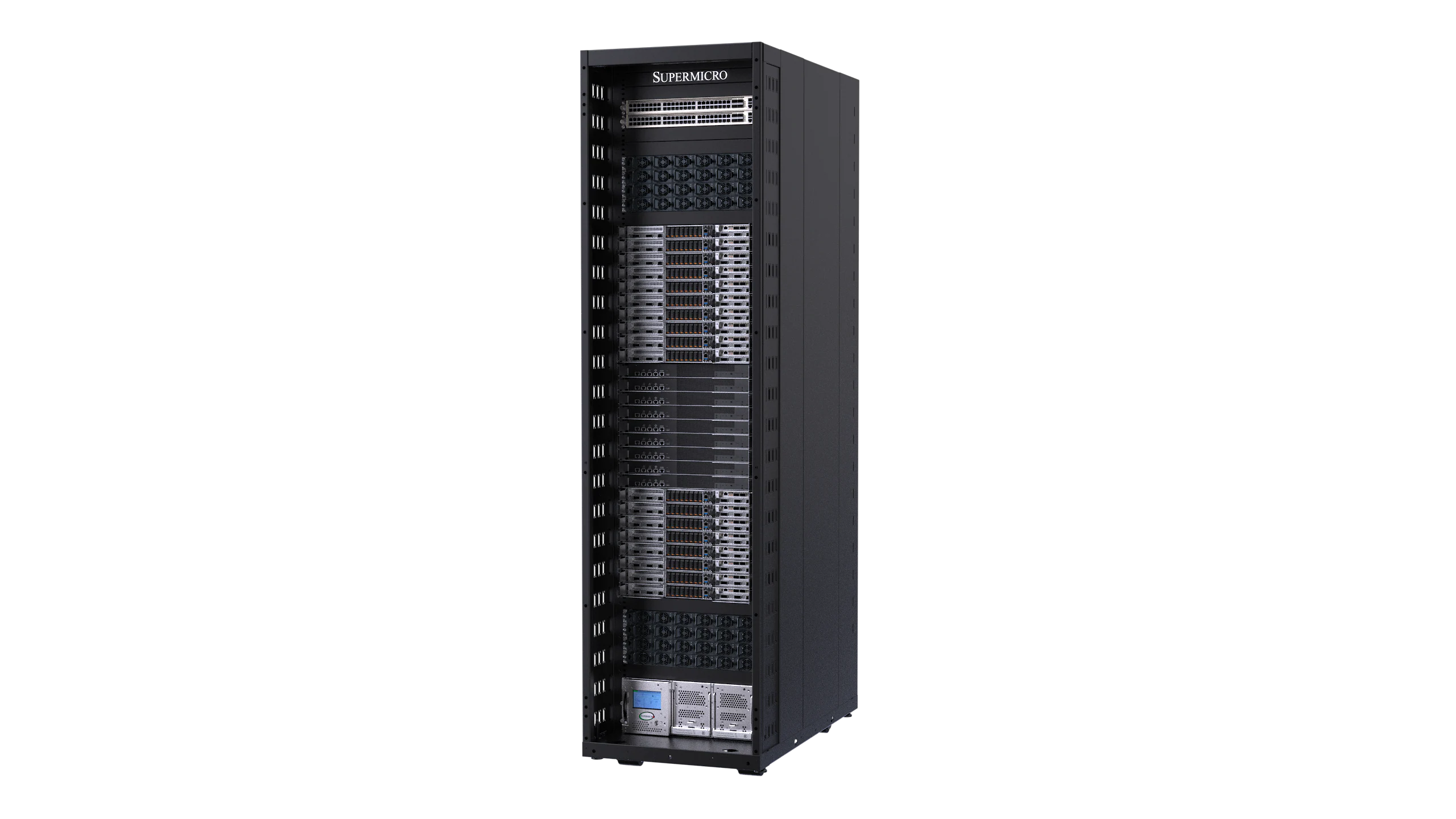 GB300-NVL72_main Supermicro SuperServer SRS-GB300-NVL72 GB300 NVL72 288GB (4) NVIDIA Grace CPU (2) AI Graphics Card GPU Server - Image 1