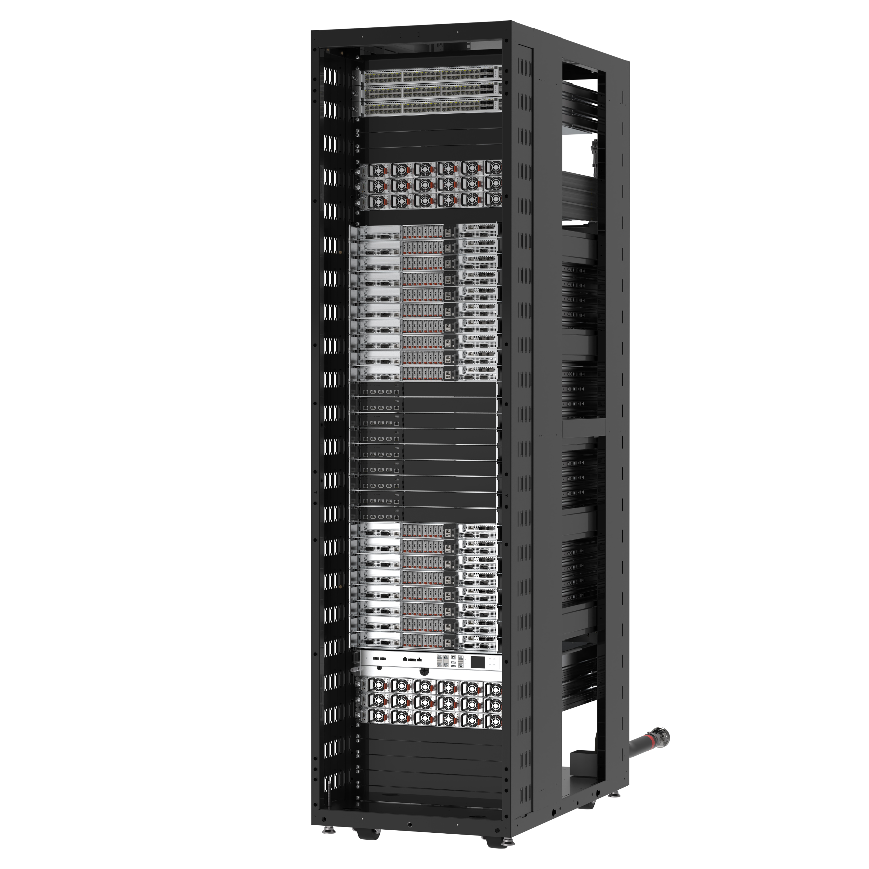 RA4401-72N1-2_副本 Quanta QCT QuantaGrid S8B GB200 NVL72 186GB (4) NVIDIA Grace CPU (2) AI Graphics Card GPU Server - Image 1