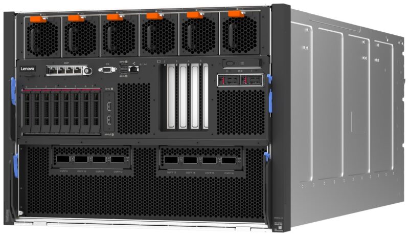 Lenovo ISG SR680a V4 ThinkSystem SR680a V4 server (Types 7DMK and 7DPA) HGX B300 NVL8 270GB Air-Cooled (8) Intel Granite Rapids (2) AI Graphics Card GPU Server