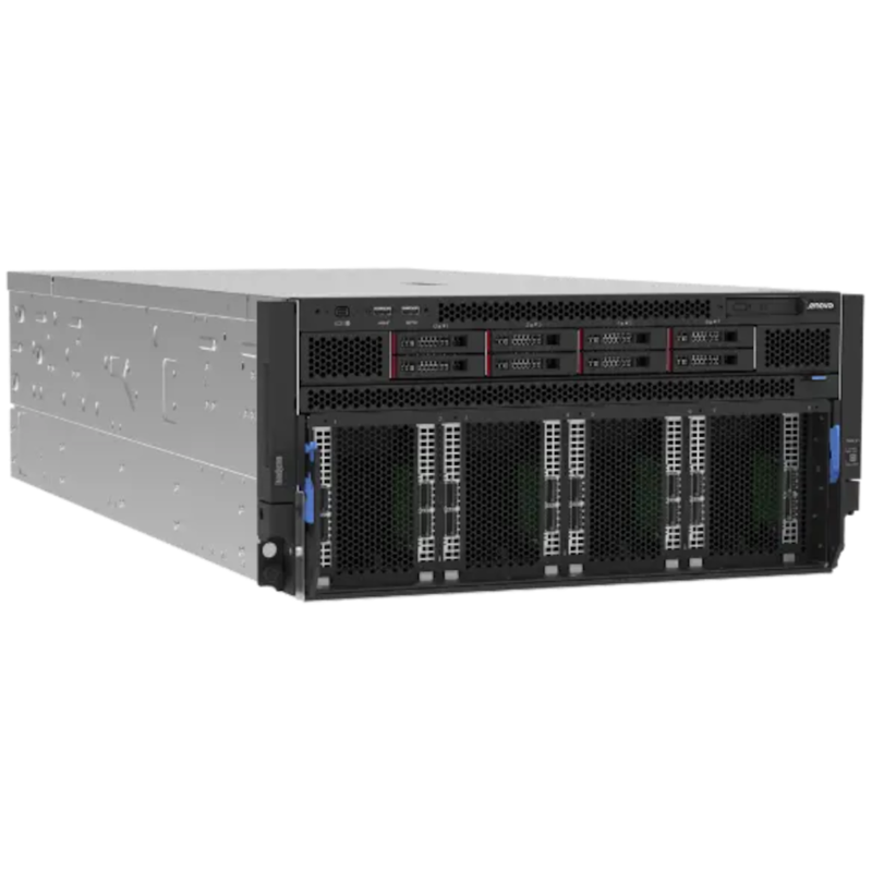 Lenovo ThinkSystem SR780a V3 HGX B200 NVL8 180GB Partner-Cooled (8) Intel Emerald Rapids (2) AI Graphics Card GPU Server
