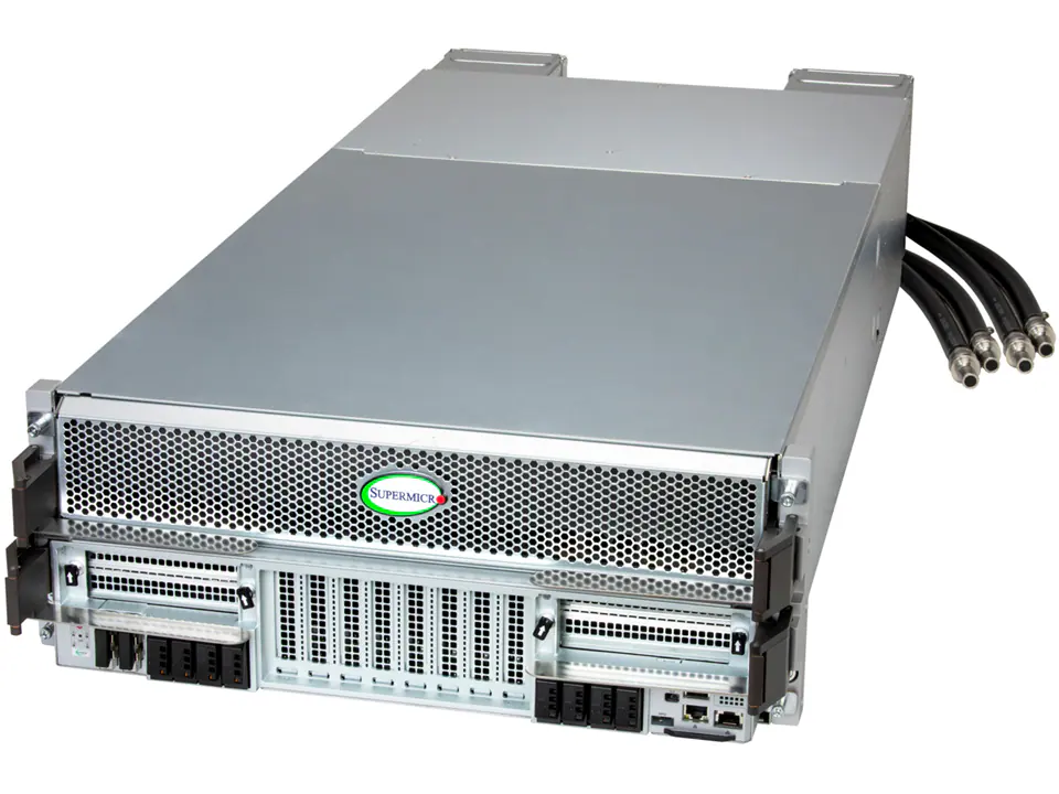 SYS-422GS-NB3RT-LCC-4 Supermicro SuperServer SYS-422GS-NB3RT-LCC HGX B300 NVL8 270GB Partner-Cooled (8) Intel Granite Rapids SP (2) AI Graphics Card GPU Server - Image 1