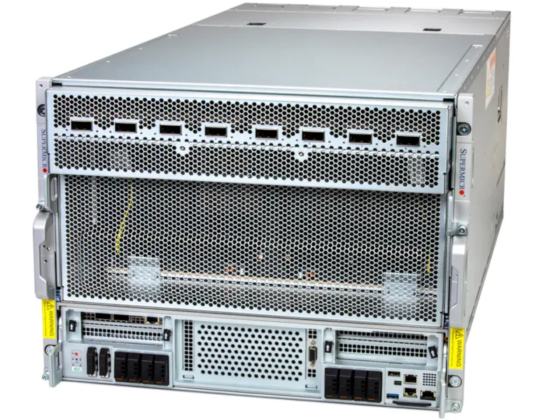 Supermicro SuperServer SYS-822GS-NB3RT HGX B300 NVL8 270GB Air-Cooled (8) Intel Granite Rapids SP (2) AI Graphics Card GPU Server