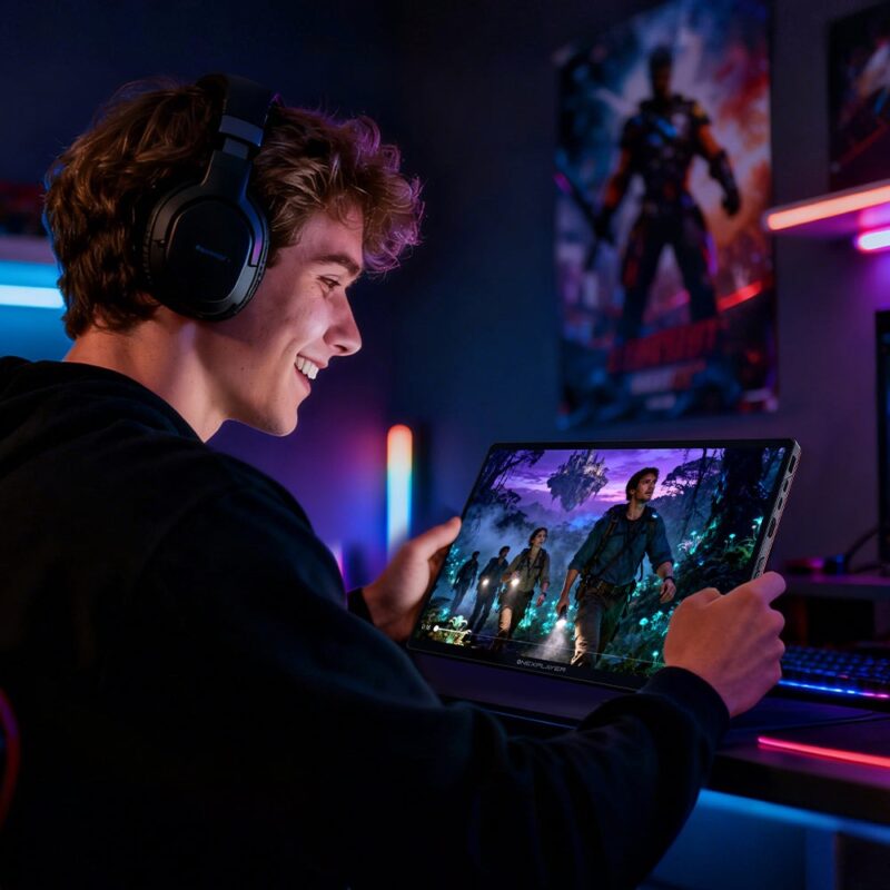 Onexplayer Super V Gaming Al Laptop Gaming Tablet 2-in-1 48GB 1TB intel Ultra 7 358H Arc B390 OLED Gaming Handheld Console Al Mobile Workstation laptop handled - Image 3