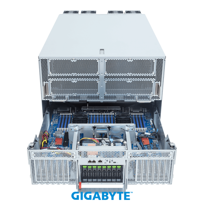 Gigabyte GPU ai Servers TO86-SD1-AA05 HGX B200 NVL8 180GB Air-Cooled (8) Intel Granite Rapids SP (2) ai GPU server - Image 3